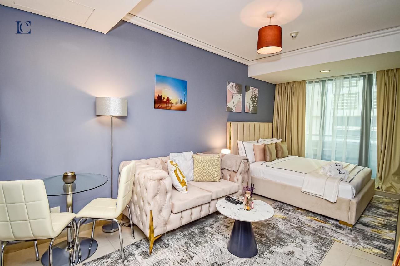 Luxury Escapes - Modern Studio Apt - Metro, Beach & Mall Mins Away Dubai Esterno foto