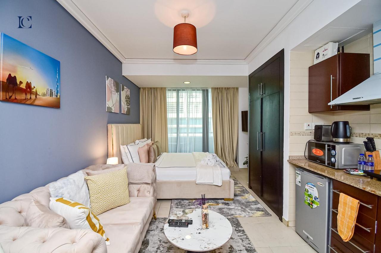 Luxury Escapes - Modern Studio Apt - Metro, Beach & Mall Mins Away Dubai Esterno foto