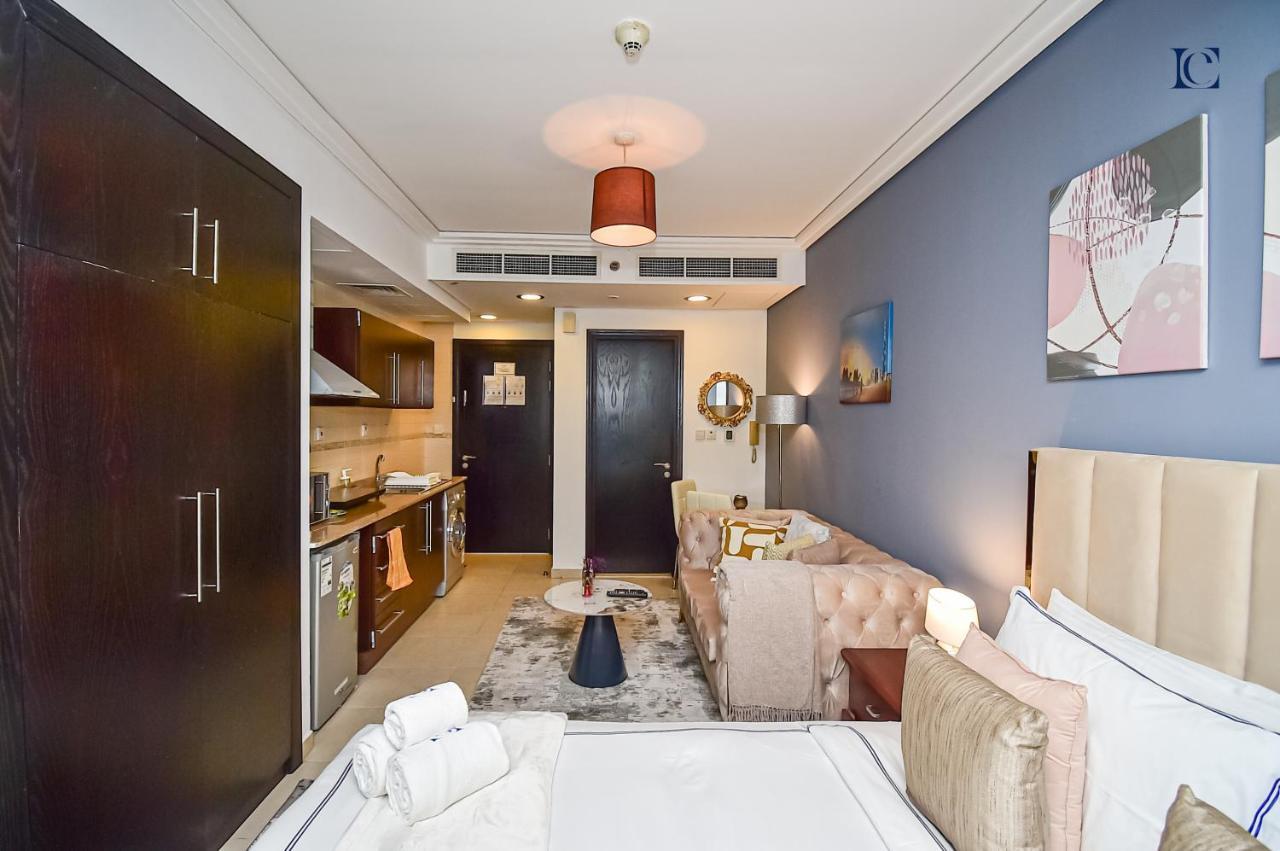 Luxury Escapes - Modern Studio Apt - Metro, Beach & Mall Mins Away Dubai Esterno foto