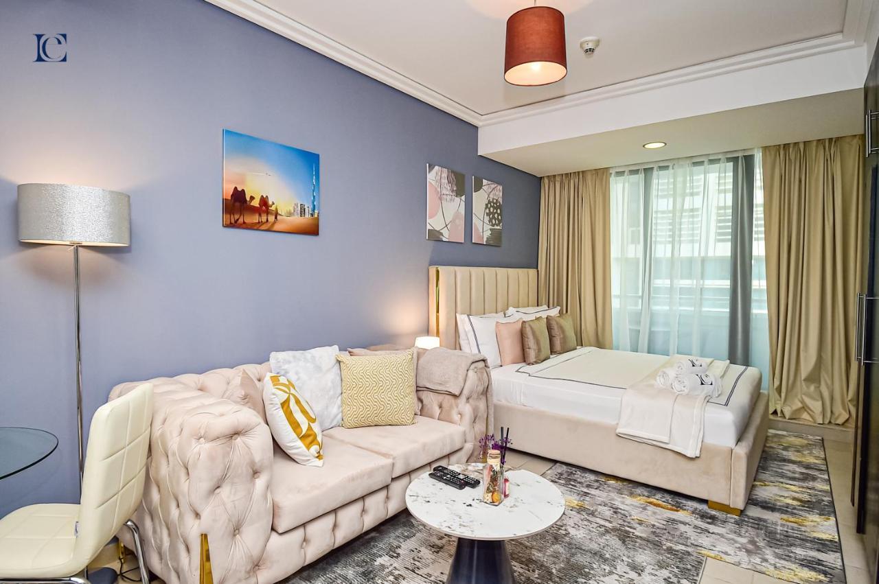 Luxury Escapes - Modern Studio Apt - Metro, Beach & Mall Mins Away Dubai Esterno foto